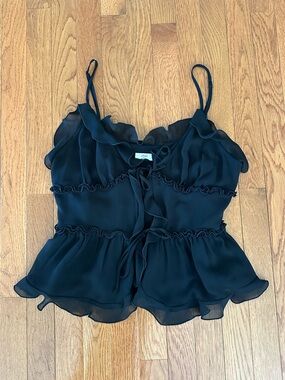 Aritzia Wilfred Amore Camisole Top - Black M